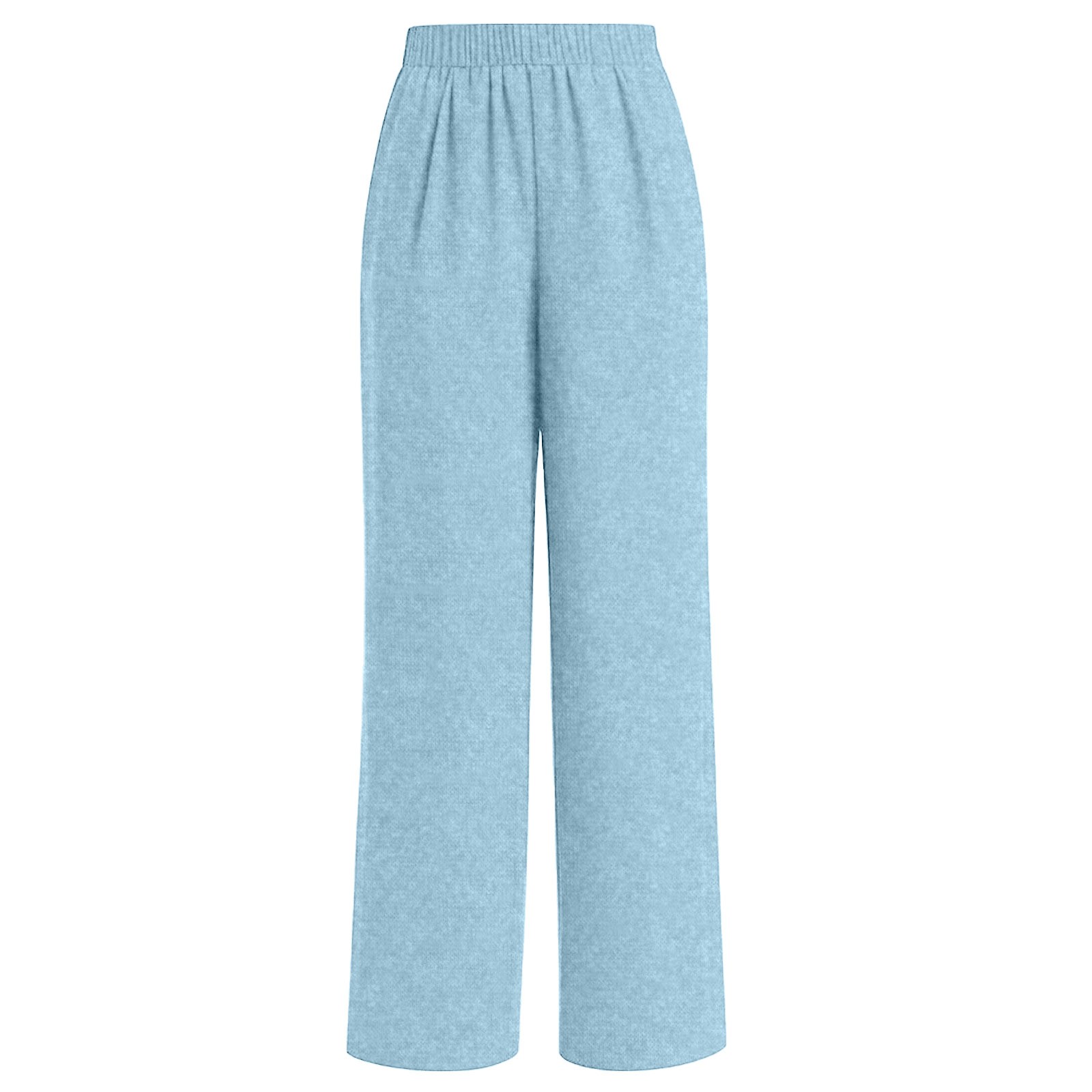 thumbnail image 4 of Pantalones boho palazzo de mujer, cintura alta, pierna ancha, estampado floral, estilo informal de verano con bolsillos, tallas S-XXL, 4 of 5